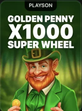 Golden Penny x1000 Super Wheel — capa do jogo no Spinwiz